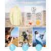imageOutdoor Ventures Mens UPF 50 UV Sun Protection Shirt Long Sleeve Hiking Fishing Shirt Cooling Quick Dry for Safari TravelLight Yellow