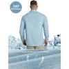 imageOutdoor Ventures Mens UPF 50 UV Sun Protection Shirt Long Sleeve Hiking Fishing Shirt Cooling Quick Dry for Safari TravelViolet Blue