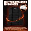 imageOutdoor Ventures Womens Lightweight Puffer Vest Outerwear Zip Up Warm Sleeveless Winter Jacket Padded Gilet Quilted CoatBlack