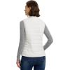 imageOutdoor Ventures Womens Lightweight Puffer Vest Outerwear Zip Up Warm Sleeveless Winter Jacket Padded Gilet Quilted CoatCream