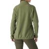 imageOutdoor Ventures Womens Loose Fit 14 Quarter Zip Soft Lightweight Polar Fleece Pullover Jacket with Zipper PocketGreen
