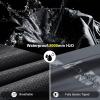 imageOutdoor Ventures Womens Rain Pants Packable Waterproof Hiking Pants Windproof Breathable Outdoor Rain Over PantsGrey