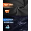 imageOutdoor Ventures Womens Softshell Jacket with Hood Fleece Lined Warm Lightweight Waterproof Insulated WindbreakerDeep Blue