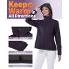 imageOutdoor Ventures Womens Softshell Jacket with Hood Fleece Lined Warm Lightweight Waterproof Insulated WindbreakerPurple Melange