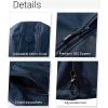 imageOutdoor Ventures Womens Softshell Jacket with Removable Hood Insulated Windbreaker Waterproof Warm Fleece Lined CoatBlue Melange