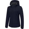 imageOutdoor Ventures Womens Softshell Jacket with Hood Fleece Lined Warm Lightweight Waterproof Insulated WindbreakerDeep Blue