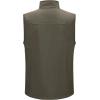 imageOutdoor Ventures Mens Casual Outerwear Vest Lightweight Winter Zip Up Sleeveless Jacket for Hiking Travel Golf RunningOlive
