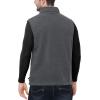 imageOutdoor Ventures Mens FullZip Lightweight Polar Fleece Vest Outerwear with 5 Pockets Warm Winter Sleeveless Jacket CasualGrey Heather