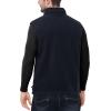 imageOutdoor Ventures Mens FullZip Lightweight Polar Fleece Vest Outerwear with 5 Pockets Warm Winter Sleeveless Jacket CasualNavy