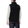 imageOutdoor Ventures Mens FullZip Lightweight Polar Fleece Vest Outerwear with 5 Pockets Warm Winter Sleeveless Jacket CasualSherpa Black