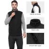 imageOutdoor Ventures Mens FullZip Polar Fleece Vest Outerwear Lightweight Warm Casual Sleeveless Jacket for Fall ampamp WinterBlack
