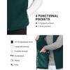 imageOutdoor Ventures Mens FullZip Polar Fleece Vest Outerwear Lightweight Warm Casual Sleeveless Jacket for Fall ampamp WinterDark Green