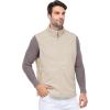 imageOutdoor Ventures Mens FullZip Polar Fleece Vest Outerwear Lightweight Warm Casual Sleeveless Jacket for Fall ampamp WinterMoonlight