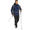 imageOutdoor Ventures Mens Lightweight Softshell Jacket Fleece Lined Hooded Water Resistant Winter Hiking Windbreaker JacketsBlueremovable Hood
