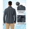 imageOutdoor Ventures Mens Long Sleeve Hiking Shirt UPF 50 UV Sun Protection Shirt Cooling Quick Dry for Travel Fishing SafariGrey