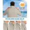 imageOutdoor Ventures Mens Long Sleeve Hiking Shirt UPF 50 UV Sun Protection Shirt Cooling Quick Dry for Travel Fishing SafariMid Grey