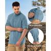 imageOutdoor Ventures Mens Long Sleeve Hiking Shirt UPF 50 UV Sun Protection Shirt Cooling Quick Dry for Travel Fishing SafariOcean Blue