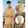 imageOutdoor Ventures Mens Long Sleeve Hiking Shirt UPF 50 UV Sun Protection Shirt Cooling Quick Dry for Travel Fishing SafariSandy Brown