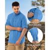 imageOutdoor Ventures Mens Long Sleeve Hiking Shirt UPF 50 UV Sun Protection Shirt Cooling Quick Dry for Travel Fishing SafariSea Blue