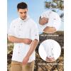 imageOutdoor Ventures Mens Long Sleeve Hiking Shirt UPF 50 UV Sun Protection Shirt Cooling Quick Dry for Travel Fishing SafariWhite