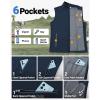imageOutdoor Ventures Mens Windproof Softshell Vest Outerwear Lightweight Sleeveless Jacket for Running Golf Hiking TravelDark Blue