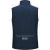 imageOutdoor Ventures Mens Windproof Softshell Vest Outerwear Lightweight Sleeveless Jacket for Running Golf Hiking TravelDark Blue
