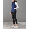 imageOutdoor Ventures Womens Hooded Lightweight Softshell Vest Windproof Fleece Lined Sleeveless Jacket for Golf Running TravelBlue