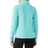 imageOutdoor Ventures Womens Lightweight Warm Zip Up LongSleeve Soft Polar Fleece Jacket for Fall WinterAqua Blue
