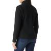 imageOutdoor Ventures Womens Lightweight Warm Zip Up LongSleeve Soft Polar Fleece Jacket for Fall WinterBlack