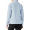 imageOutdoor Ventures Womens Lightweight Warm Zip Up LongSleeve Soft Polar Fleece Jacket for Fall WinterBlue