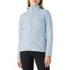 imageOutdoor Ventures Womens Lightweight Warm Zip Up LongSleeve Soft Polar Fleece Jacket for Fall WinterBlue