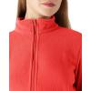 imageOutdoor Ventures Womens Lightweight Warm Zip Up LongSleeve Soft Polar Fleece Jacket for Fall WinterCoral