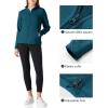 imageOutdoor Ventures Womens Lightweight Warm Zip Up LongSleeve Soft Polar Fleece Jacket for Fall WinterDark Blue