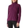 imageOutdoor Ventures Womens Lightweight Warm Zip Up LongSleeve Soft Polar Fleece Jacket for Fall WinterDark Fuchsia