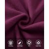 imageOutdoor Ventures Womens Lightweight Warm Zip Up LongSleeve Soft Polar Fleece Jacket for Fall WinterDark Fuchsia