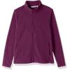 imageOutdoor Ventures Womens Lightweight Warm Zip Up LongSleeve Soft Polar Fleece Jacket for Fall WinterDark Fuchsia