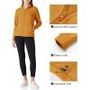 imageOutdoor Ventures Womens Lightweight Warm Zip Up LongSleeve Soft Polar Fleece Jacket for Fall WinterGinger