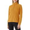 imageOutdoor Ventures Womens Lightweight Warm Zip Up LongSleeve Soft Polar Fleece Jacket for Fall WinterGinger