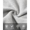 imageOutdoor Ventures Womens Lightweight Warm Zip Up LongSleeve Soft Polar Fleece Jacket for Fall WinterLight Grey Heather