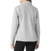imageOutdoor Ventures Womens Lightweight Warm Zip Up LongSleeve Soft Polar Fleece Jacket for Fall WinterLight Grey Heather