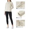 imageOutdoor Ventures Womens Lightweight Warm Zip Up LongSleeve Soft Polar Fleece Jacket for Fall WinterMoonlight