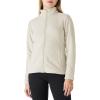 imageOutdoor Ventures Womens Lightweight Warm Zip Up LongSleeve Soft Polar Fleece Jacket for Fall WinterMoonlight