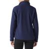 imageOutdoor Ventures Womens Lightweight Warm Zip Up LongSleeve Soft Polar Fleece Jacket for Fall WinterTrue Navy