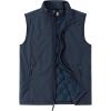 imageOutdoor Ventures Mens Casual Outerwear Vest Lightweight Winter Zip Up Sleeveless Jacket for Hiking Travel Golf RunningMidnight Blue Heather
