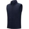 imageOutdoor Ventures Mens FullZip Polar Fleece Vest Outerwear Lightweight Warm Casual Sleeveless Jacket for Fall ampamp WinterNavy