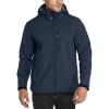 Midnight Blue Heather-removable Hood