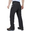 imageOutdoor Ventures Mens Lite Waterproof Windproof Fleece Lined Warm Hiking Ski Snow Pants ExpandableWaistBlack High Waist