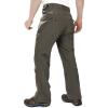 imageOutdoor Ventures Mens Lite Waterproof Windproof Fleece Lined Warm Hiking Ski Snow Pants ExpandableWaistDark Amy Green