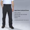 imageOutdoor Ventures Mens Lite Waterproof Windproof Fleece Lined Warm Hiking Ski Snow Pants ExpandableWaistDark Amy Green
