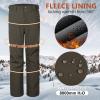 imageOutdoor Ventures Mens Lite Waterproof Windproof Fleece Lined Warm Hiking Ski Snow Pants ExpandableWaistDark Amy Green New